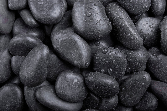 Glanzkies Schwarz Steine getrommelt 10-35 mm (10183)
